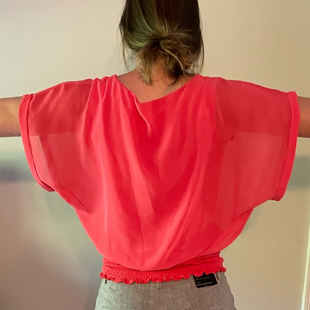 Joseph A pink blouse.